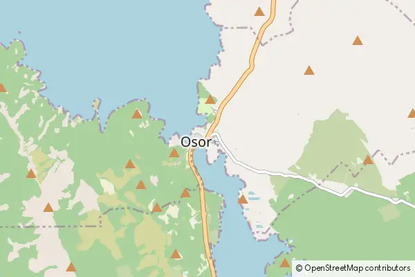 Mapa Osor