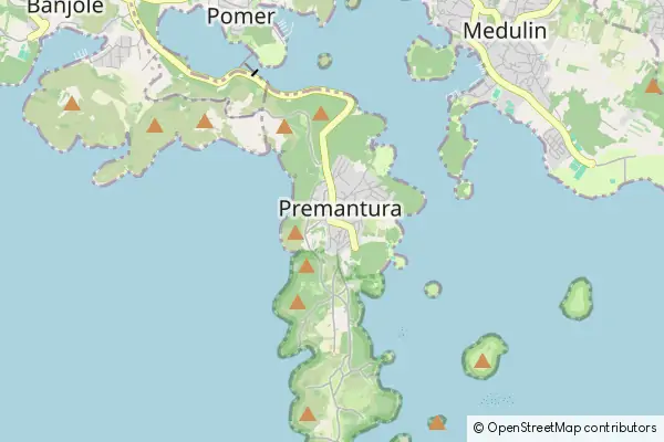 Mapa Premantura