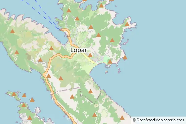 Mapa Lopar