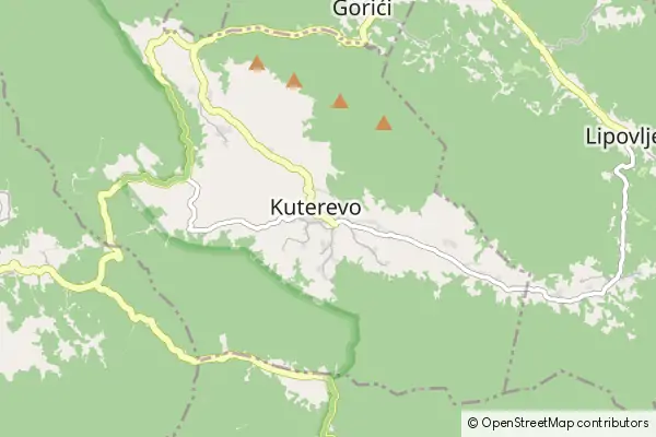 Mapa Kuterevo