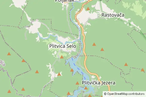 Mapa Plitvica