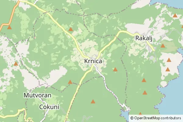 Mapa Krnica