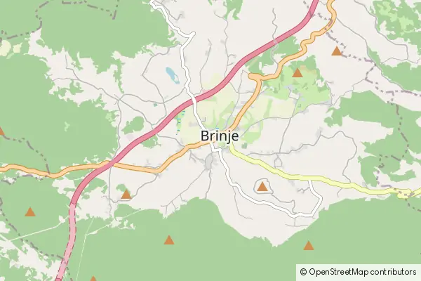 Mapa Brinje