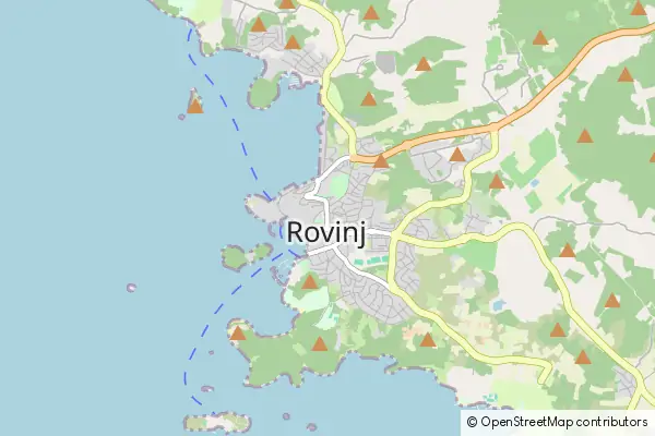 Mapa Rovinj