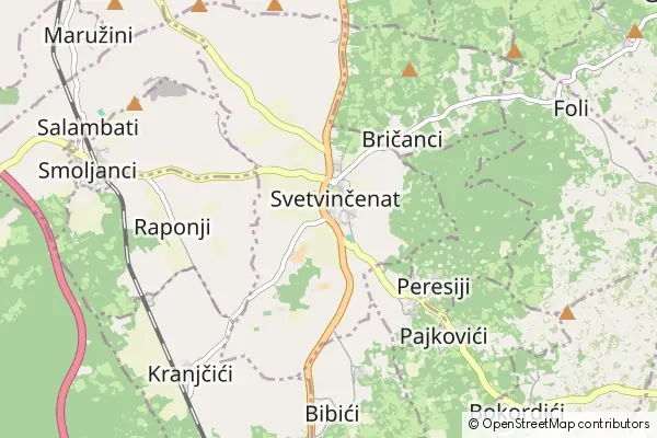 Mapa Svetvinčenat