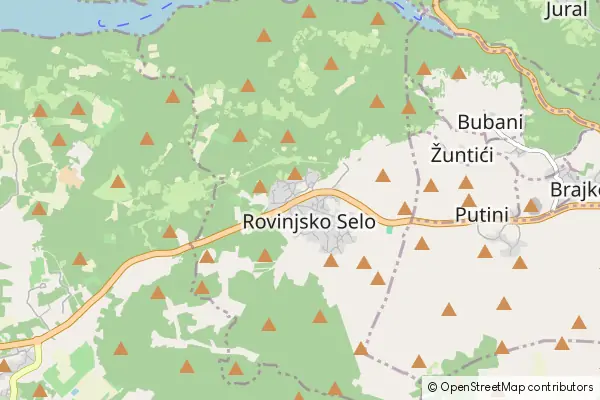 Mapa Rovinjsko Selo