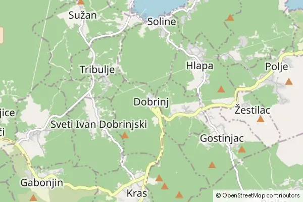 Mapa Dobrinj