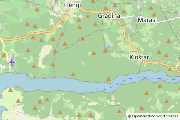 Mapa Kloštar