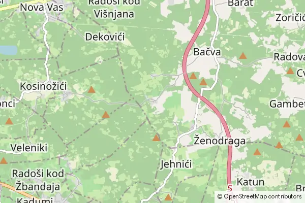 Mapa Žikovići