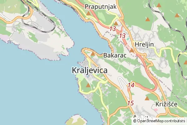 Mapa Kraljevica