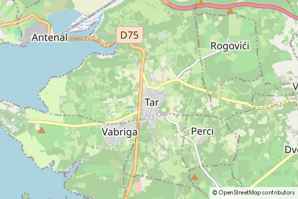 Mapa Tar-Vabriga