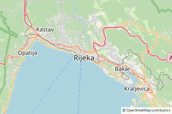 Mapa Rijeka