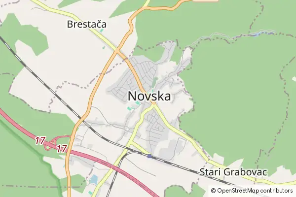 Mapa Novska