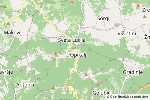 Mapa Oprtalj