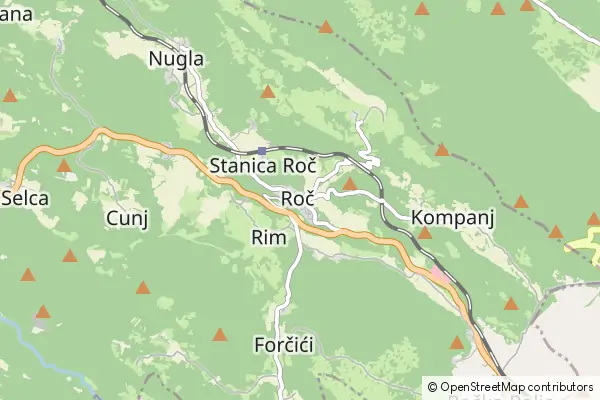 Mapa Roč