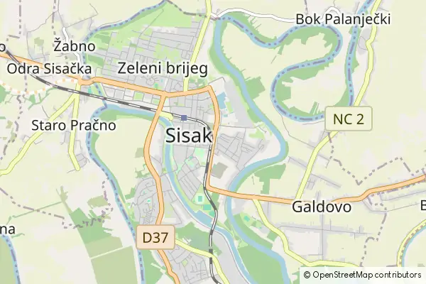 Mapa Sisak