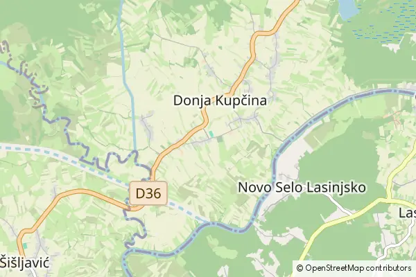 Mapa Donja Kupčina