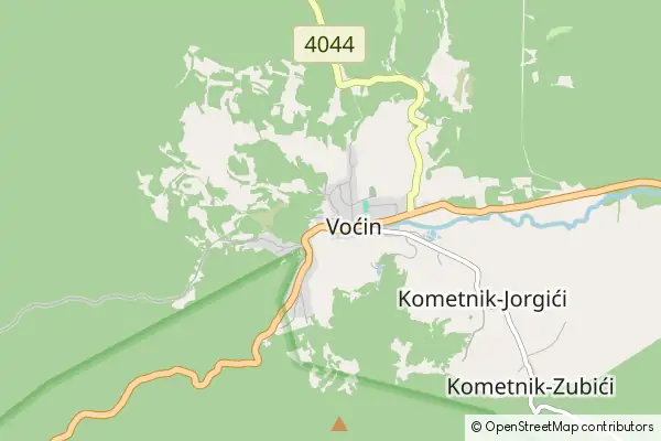 Mapa Voćin