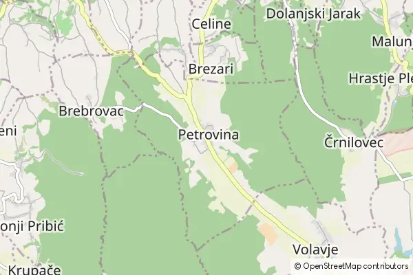 Mapa Petrovina