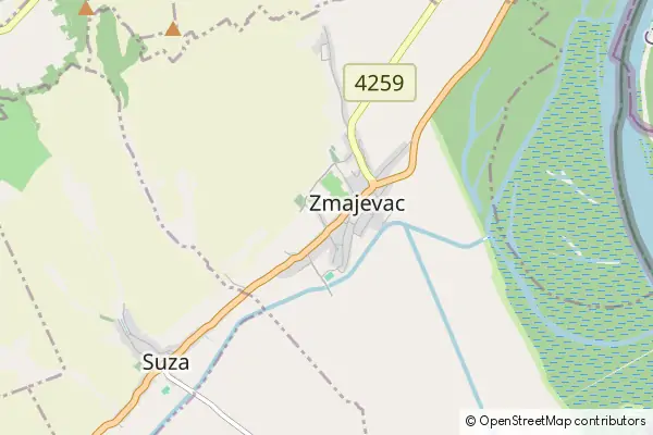 Mapa Zmajevac