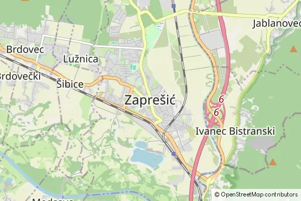 Mapa Zaprešić