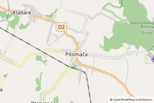 Mapa Pitomača