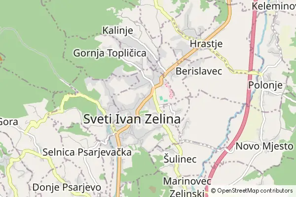 Mapa Sveti Ivan Zelina