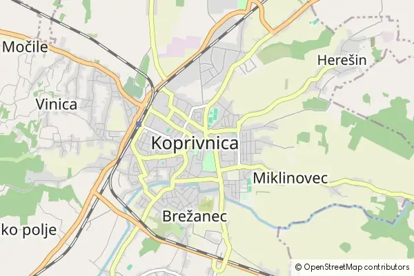 Mapa Koprivnica