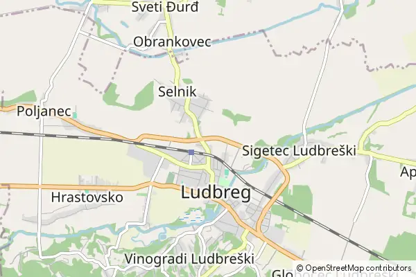 Mapa Ludbreg