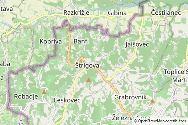 Mapa Štrigova