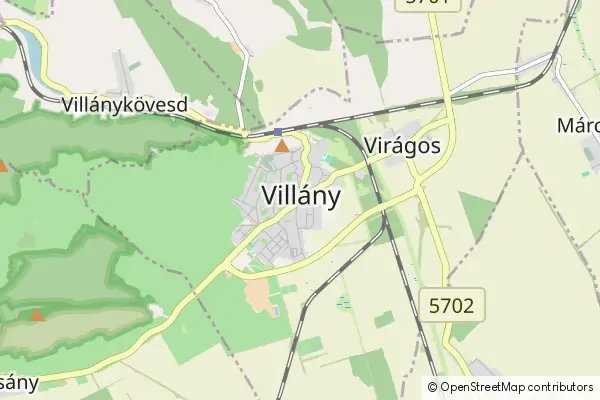 Mapa Villány