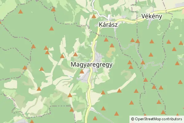 Mapa Magyaregregy