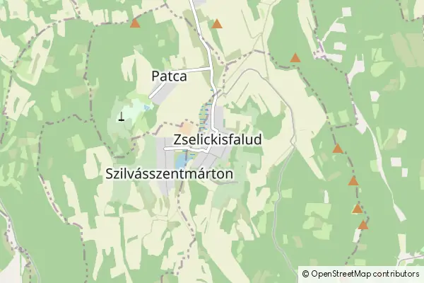 Mapa Zselickisfalud