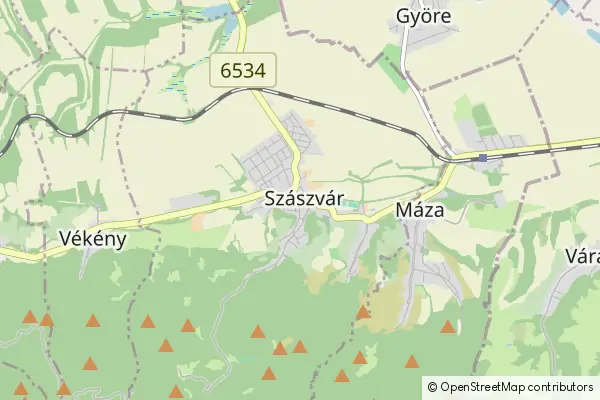 Mapa Szászvár