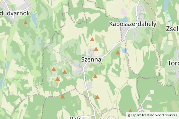 Mapa Szenna