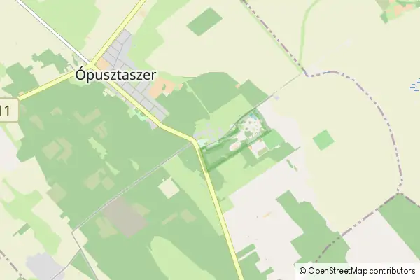 Mapa Ópusztaszer