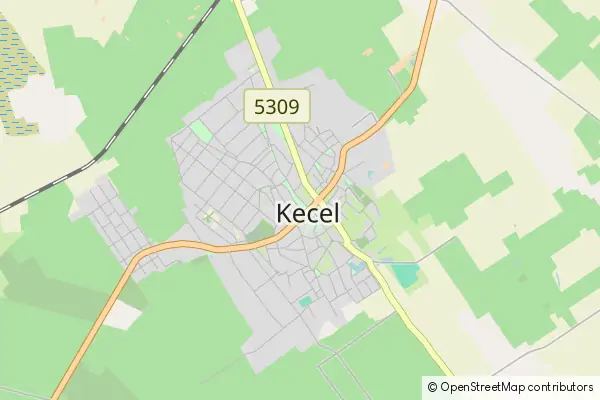 Mapa Kecel