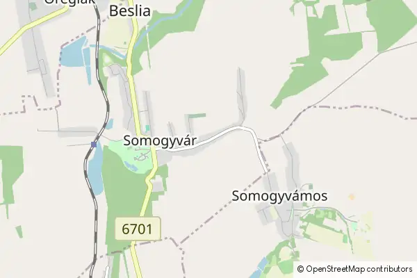 Mapa Somogyvár