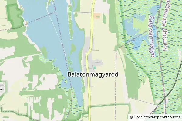 Mapa Balatonmagyaród