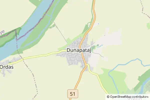 Mapa Dunapataj