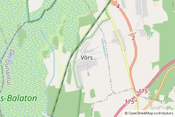 Mapa Vörs