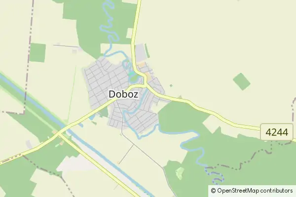 Mapa Doboz