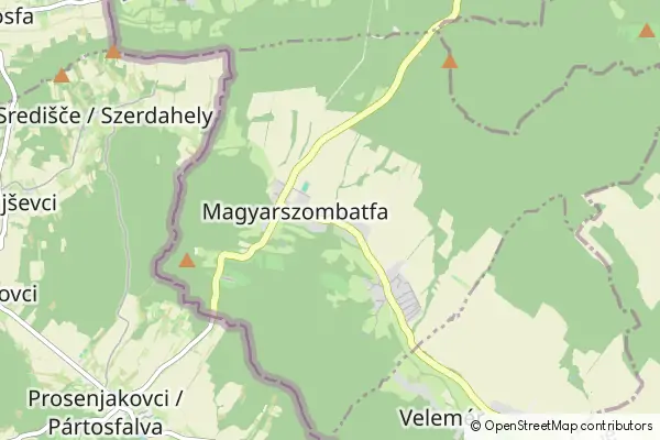 Mapa Magyarszombatfa