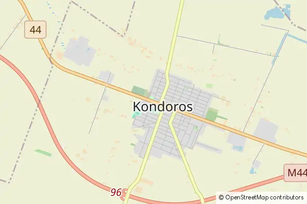 Mapa Kondoros