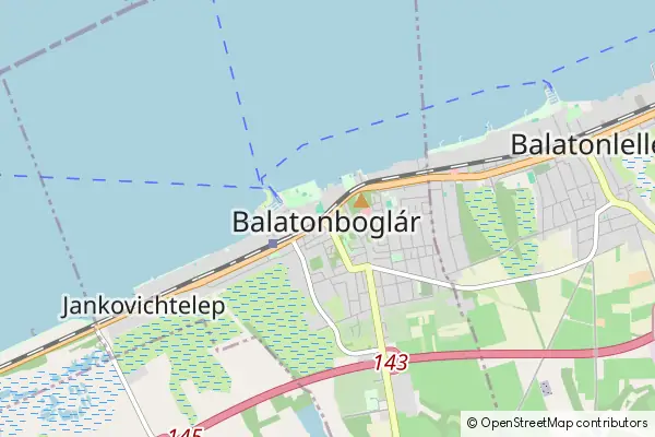 Mapa Balatonboglár