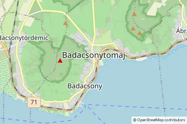 Mapa Badacsonyörs