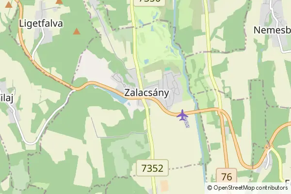 Mapa Zalacsány