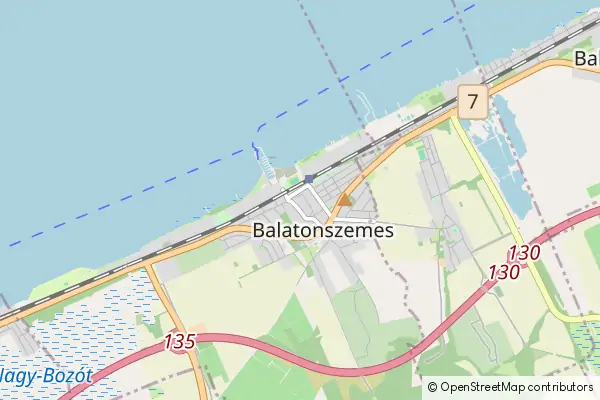 Mapa Balatonszemes