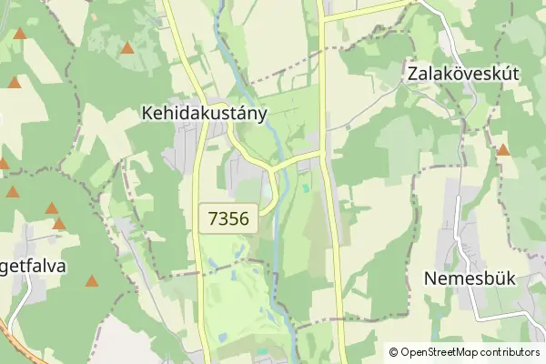 Mapa Kehidakustány