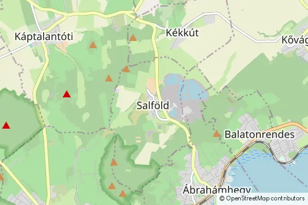 Mapa Salföld